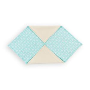KraftKids Decke für Babyschale Winter weiße Pfeile auf Blau