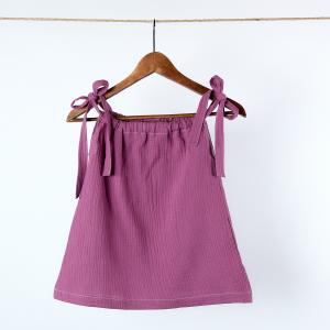 KraftKids Mädchen Kleid Musselin purpur