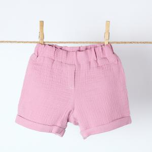 KraftKids Mädchen Shorts Musselin rosa